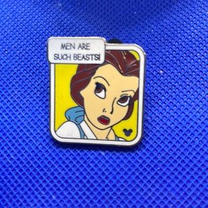 Belle, from the Beauty and the Beast, Disney Trading Pin, Hidden Mickey